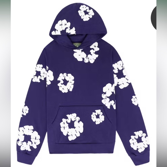 Demin tears hoodie (purple) original - Picture 2 of 5